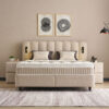 Opbergbed Wind in modern design met slimme opbergruimte onder het bed, ideaal voor een opgeruimde slaapkamer